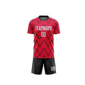 Uniformes de Fútbol Personalizados al por Mayor, Camiseta y Pantalones Cortos de Fútbol, 100% Poliéster Transpirable, Proveedor de Uniformes Deportivos con Logotipo, Pakistán, Nuevo - Product Image 2