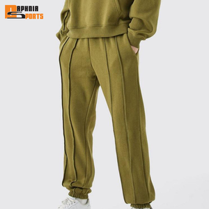 Fabricante de Ropa OEM, Conjunto Deportivo de Felpa Gruesa 100% Algodón, 500 GSM, Sudadera con Capucha y Pantalones Deportivos para Hombre - Product Image 5