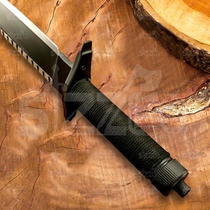 Cuchillo Bowie de Supervivencia Estilo Rambo 2, Hecho a Mano con Acero D2, para Caza y Camping, con Funda de Cuero, el Mejor Regalo - Product Image 6