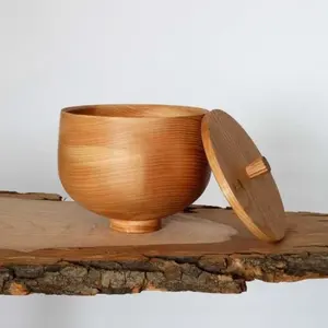 Recipiente de madera natural, urna, caja de madera natural, soporte para cenizas, recuerdo conmemorativo, tributo funerario. - Product Image 2