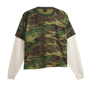 เสื้อยืดโอเวอร์ไซส์ผ้าคอตตอนเจอร์ซีย์เนื้อแน่นพรีเมียม แขนยาวปกติ คอกลม ผู้ชาย ระบายอากาศได้ดี ไม่เป็นขุย สไตล์สตรีทแวร์ รับผลิตแบบ OEM ODM - Product Image 3