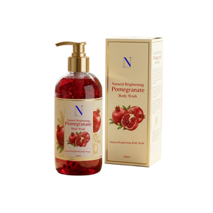 Nikole Kozmetics Naturale Gel de Ducha Corporal Iluminador con Granada y Aloe Vera, Extractos Ricos en Vitaminas, Hidratante y Suave para Uso Diario - Product Image 1