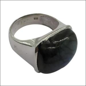 925 Silver Luxury Bezel Setting <b>Labradorite</b> Gemstone <b>Ring</b> Unisex Fine Jewelry - Product Image 1