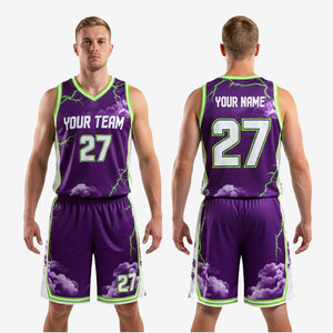 Unisex Front V-neck Sleeveless Basketball Uniform Quick Dry Sportswear Custom Unique Design High Quality Basketball Uniform - Product Image 3