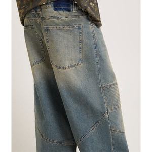 MEESAM LEATHER and HOSIERY Jeans de Mezclilla Unisex 100% Algodón de Secado Rápido, Cintura Alta, Corte Regular Vintage, Rectos, con Relieve, para Invierno - Product Image 5