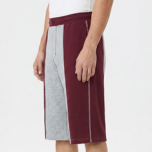 Nouveauté 2026 – Short de jogging homme 100 % coton écologique à séchage rapide, avec logo personnalisé sérigraphié, 2 couleurs - Product Image 5