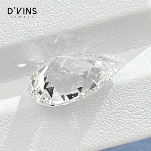 D'vins Jewels เพชร CVD ใหญ่กะรัต10ct 10.08ct VVS2ลูกแพร์ตัดเติมสี - Product Image 3