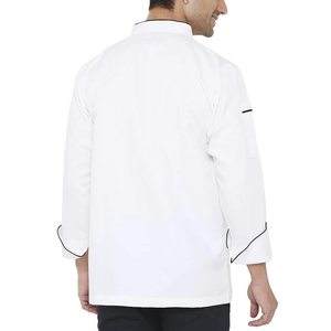 Custom Logo Men's Professional Chef Jacket Unisex Best Performance Quick <b>Cool</b> Kitchen Uniform for Restaurant <b>Bar</b> Long Sleeve - Product Image 4