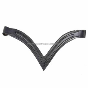 Toutes les formes Black Brown Tan Premium Leather Horse brow band dans toutes les formes personnalisées, tailles et couleurs - Product Image 6