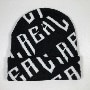 Chapeau d'hiver en jacquard de haute qualité OEM, logo personnalisé, bonnet imprimé sur toute la surface, toque unisexe - Product Image 5