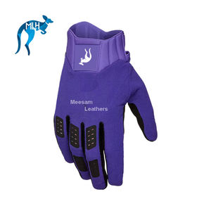 Guantes de Motociclismo de Cuero para Carreras, Modelos 2026, Protección Completa para las Manos, Transpirables - Product Image 1