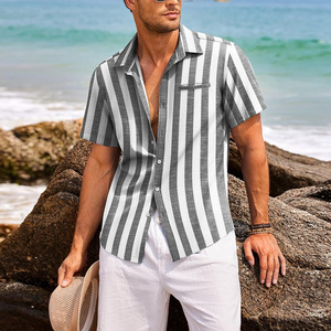 Custom Men's Casual Office <b>Shirts</b> Double Breasted Knitted Breathable Spring <b>Button</b>-<b>Up</b> Uniform Apparel Manufacturer Pakistan OEM - Product Image 5