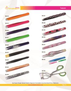 ที่คีบคิ้วสเตนเลสปลายแหลมปลายโค้งออกแบบมาสำหรับทุกสภาพผิวมืออาชีพ - Product Image 6