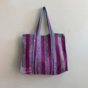 Bolso Tote Reversible Hecho a Mano Estilo Boho Vintage Kantha para Mujer, Bolso de Compras - Product Image 1