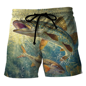 Divertidos Shorts de Playa con Estampado de Pollo Kung Fu, Moda de Verano para Hombres y Niños, Shorts de Baño Casuales con Estampado 3D de Animales, Talla Grande - Product Image 2