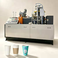 Línea de Producción de Vasos de Papel Multiproceso Integrada, Máquina para Fabricar Vasos de Papel
