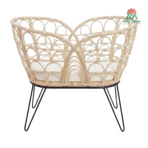 Cuna de Ratán Nhat Minh, Diseño Moderno de Mediados de Siglo, Color Natural, Cuna para Bebé, Muebles Infantiles - Product Image 2