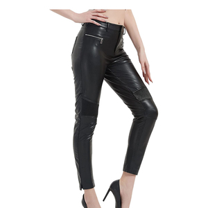 <b>Leather</b> <b>Leggings</b> Women <b>High</b> <b>Waisted</b> Tights Stretchy Pants Wholesale Customize <b>Leather</b> Pants Ladies - Product Image 5