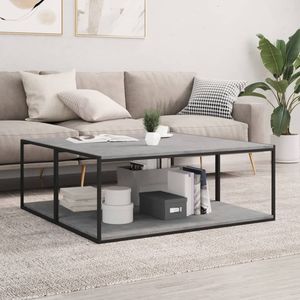 Set di 4 mensole da parete in legno ingegnerizzato grigio cemento 39,4 x 19,7 x 0,6 pollici - Product Image 1