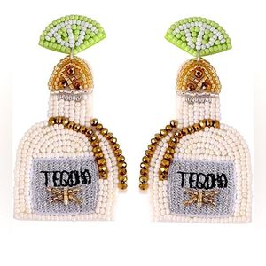 Boucles d'oreilles bohèmes chic faites à la main avec perles de rocaille multicolores, bijoux tendance pour femmes au meilleur prix - Product Image 3