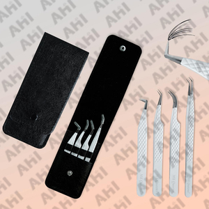 Nouvelle arrivée, pinces à cils en acier inoxydable, précision, durabilité, antistatiques, étiquette privée personnalisée, pinces à cils professionnelles - Product Image 2