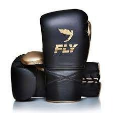 Nouveauté : Gants de boxe Fly en cuir véritable de qualité supérieure, vente en gros, à lacets, professionnels pour le kickboxing et l'entraînement de boxe. - Product Image 2
