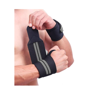 Muñequeras Ajustables y Duraderas para Levantamiento de Pesas con Lazos para el Pulgar, de Algodón, Poliéster y Goma, Transpirables, para Entrenamiento en el Gimnasio - Product Image 6