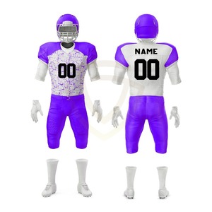 Faible MOQ, uniforme de football personnalisé par sublimation, vêtements d'équipe, vente en gros, uniforme de football américain pour jeunes - Product Image 1