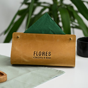 Supplier Genuine Leather Tissue Box Cover Luxury <b>Desk</b> Napkin Holder Case Commercial <b>Office</b> Paper Storage Button Closure - Product Image 6