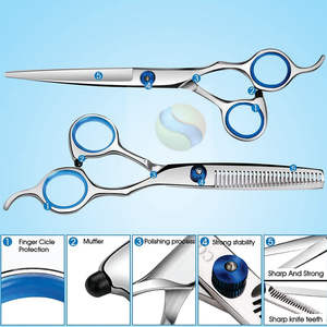 Ciseaux de coiffure professionnels en acier inoxydable J2 de qualité supérieure, ultra-affûtés, pour salon, en acier J2 - Product Image 4