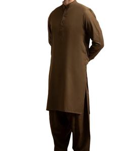 New Arrival High Quality <b>Men</b> <b>Kurta</b> Pajama Set Plain Design Soft Fabric Custom Size Islamic Wear Manufacturer - Product Image 5