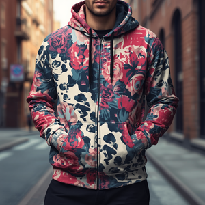 Sudadera con capucha y cremallera de 500 GSM, de algodón grueso y forro polar, con personalización OEM y ODM. - Product Image 5