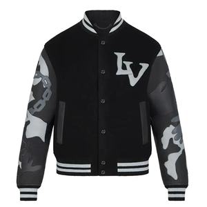 Veste universitaire en laine avec logo personnalisé Divine 9 pour hommes et femmes col montant broderie Letterman d'hiver unisexe Fabrication OEM - Product Image 6