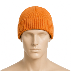 Gorros de punto acanalado suave personalizados al por mayor para tiendas de ropa, gorros de invierno de marca privada con bordado a granel para compradores de ropa - Product Image 2