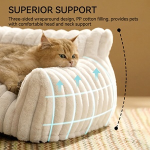 Cama para Mascotas Desmontable y Lavable, Cama Cálida para Perros y Gatos, Apta para Todas las Estaciones, Colchón para Mascotas, Cama de Felpa para Perros y Conejos para Sala de Estar - Product Image 2