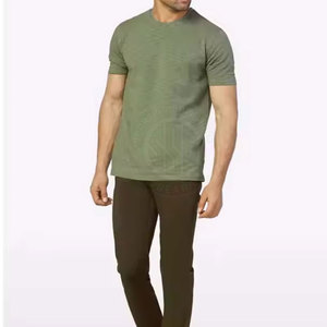 Camiseta de Verano para Hombre, Nuevo Diseño, Manga Corta, Última Moda, Informal, 100% Algodón, Color Personalizado - Product Image 2