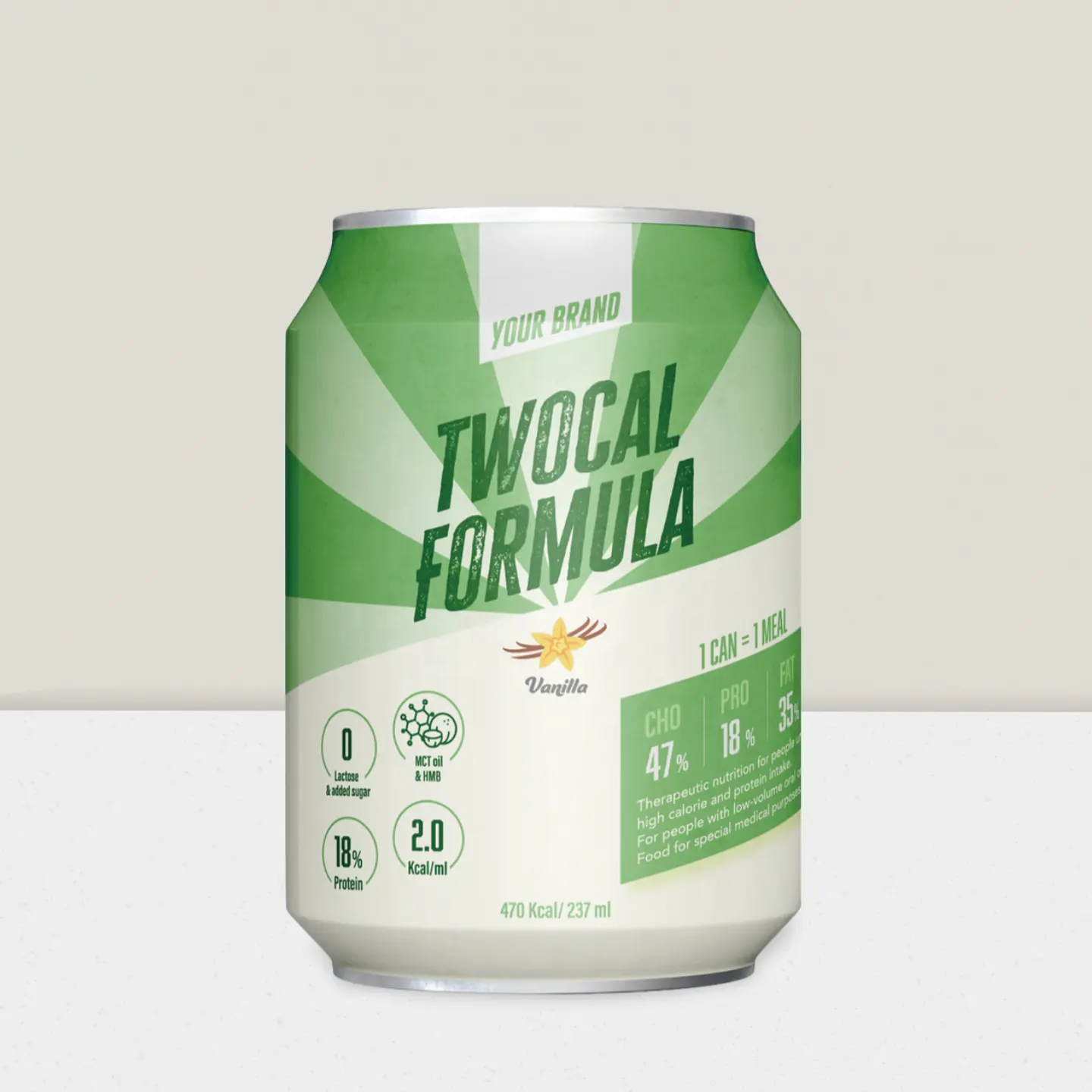 O produto saudável de alta energia 2 cal de fórmula Twocal do OEM do ODM bebe suplementos dietéticos rebranded personalizados bebidas saudáveis