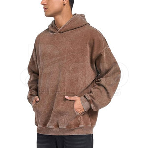 Sudaderas con Capucha Estilo Acid Wash, Cómodas y Elegantes, Personalizadas, Ecológicas, Transpirables, con Bolsillos, Diseño de Tela 100% Algodón, para Hombre, Invierno - Product Image 3