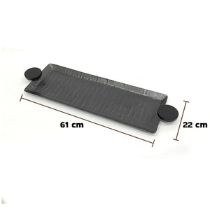 Plateau de service rectangulaire en métal avec poignée en bois, finition dorée, pour la maison et les réceptions, idéal pour servir des desserts, du thé et du café, en gros. - Product Image 6