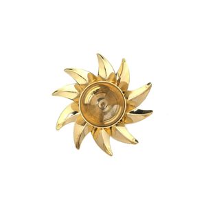 Diya en laiton en forme de fleur pour la décoration de Puja Diwali, support de lampe à huile traditionnel pour la salle de Pooja, éclairage de festival, décoration intérieure - Product Image 3