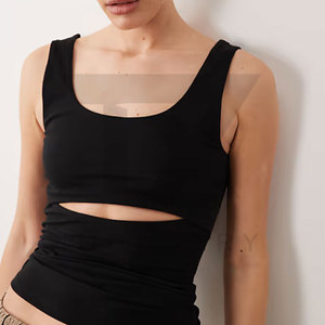 Top Deportivo de Mujer, Nuevo Estilo, de Algodón y Fibra de Bambú, de Alta Calidad, Transpirable, Ecológico, de Secado Rápido, Tejido - Product Image 3