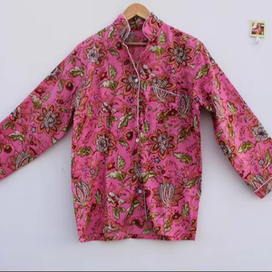 Conjunto de Pijama Coordinado con Estampado Animal para Mujer de Naaz Textile, Ropa de Dormir Informal de Verano, Suave y Transpirable, 100% Algodón, Largo hasta la Rodilla - Product Image 1
