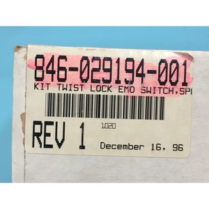 Lam 846-029194-001ชุด twitst ล็อกสวิตช์ Emo-ที่เชื่อถือได้อุปกรณ์เซมิคอนดักเตอร์มรดกโลกและชิ้นส่วนที่ - Product Image 3