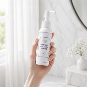 Exfoliant visage à faible irritation, exfoliant en cellulose, exfoliation douce, soin des pores du visage, gel exfoliant pour le visage, gel exfoliant hydratant - Product Image 1