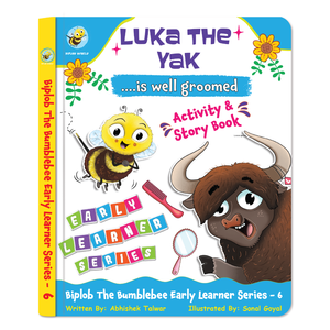 Serie para Niños Pequeños de Biplob: Libro 6 sobre Buenos Hábitos, Luka el Yak, Libro de Cartón con Diseño Atractivo y Libro de Rompecabezas con Audio - Product Image 2