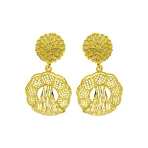 Pendientes Colgantes de Diseño Africano y Turco, Chapados en Oro de 14K, 18K y 24K, Estilo Árabe de Oriente Medio, Venta al Por Mayor - Product Image 3