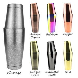 Coctelera Boston de Acero Inoxidable SS304 de 750+550 ml con Logotipo Personalizado, Coctelera para Mezclar Vino y Cócteles para Bares y Clubes - Product Image 3