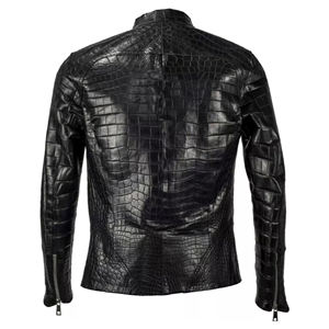 Nueva Chaqueta de Invierno de Cuero Personalizada para Hombre, Cuello Alto, Tela Ecológica, Logotipo Frontal, Alta Calidad, Estilo Urbano - Product Image 2