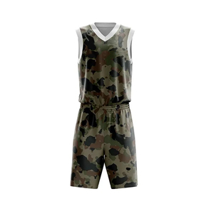 Tenues de basketball de qualité supérieure, logo et couleur personnalisés, respirantes, 100 % polyester, disponibles toutes tailles, MOQ 25 ensembles - Product Image 5