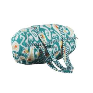 Sac de voyage à bandoulière léger et luxueux en coton 100% matelassé, style bohème fait main, multicolore, pour les escapades de week-end, l'automne, le quotidien et la plage - Product Image 6